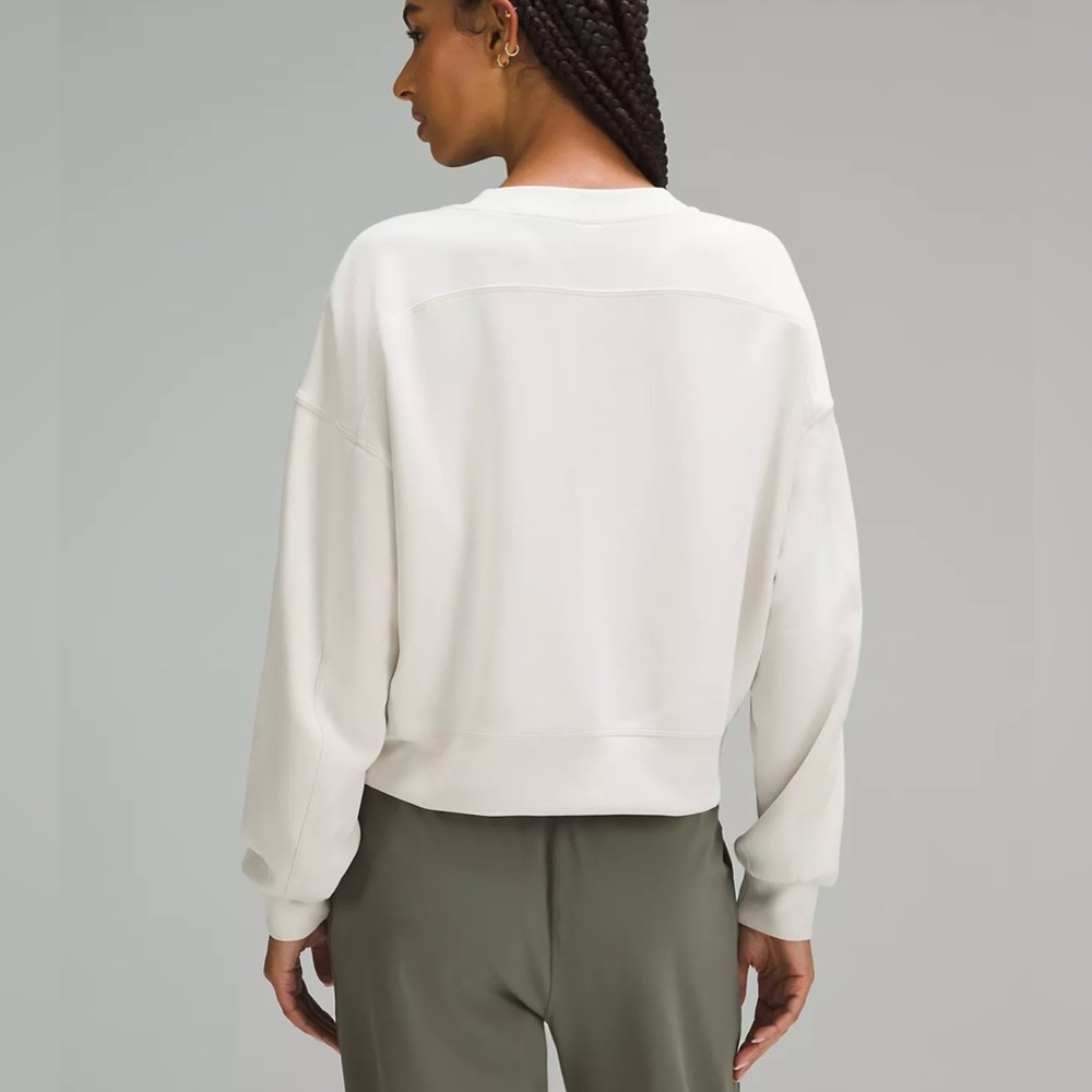 Lululemon Oversized Cropped Crew Sweatshirt - Picture 3 of 9